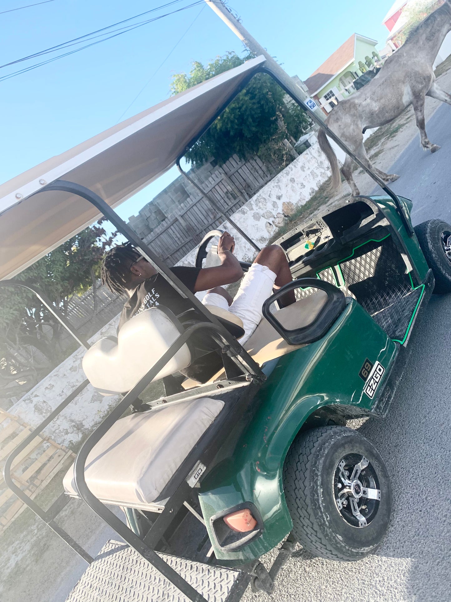 EZgo Golf Cart (4seater) Grand Turk